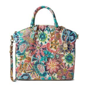Brahmin Large Duxbury Leather Satchel – Desert Bloom
